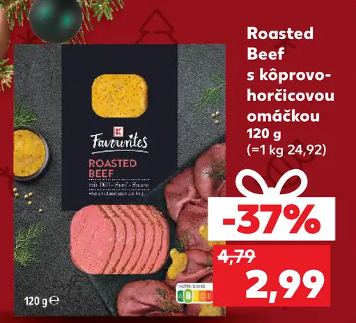 Roasted Beef s kôprovou-horčicovou omáčkou