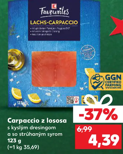 Carpaccio z lososa