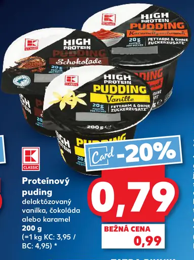 Proteínový puding vanilka