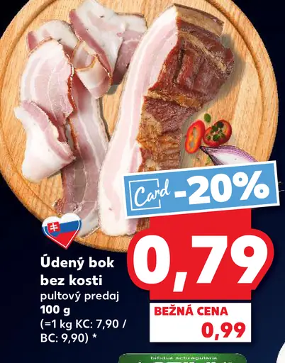 Údený bok bez kosti