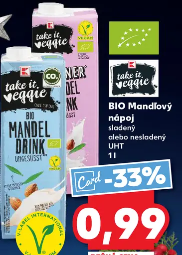 BIO Mandľový nápoj