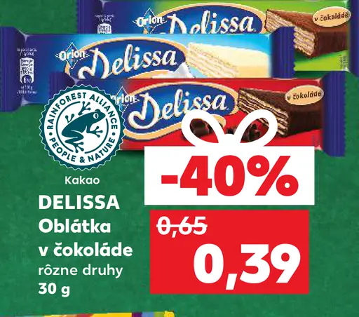 DELISSA Oblátka v čokoláde