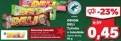 ORION DELI Tyčinka v čokoláde