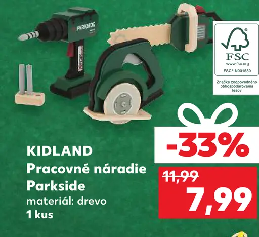 KIDLAND Pracovné náradie