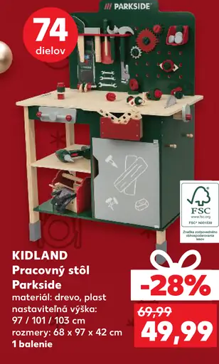 KIDLAND Pracovný stôl