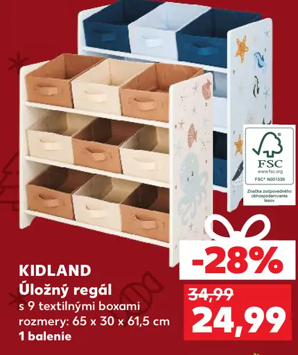 KIDLAND Úložný regál