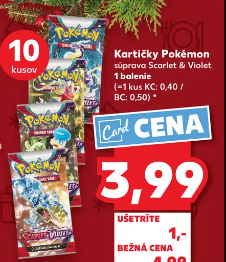 Kartičky Pokémon súprava Scarlet & Violet