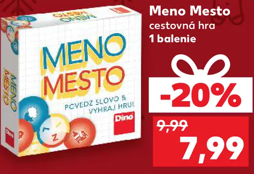 Menu Mesto