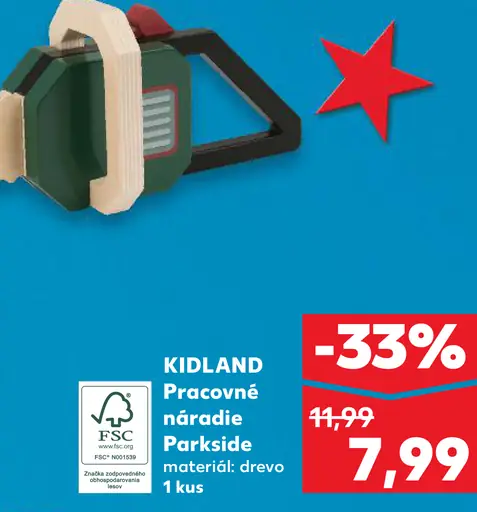 KIDLAND Pracovné náradie