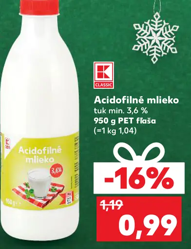 Acidofilné mlieko