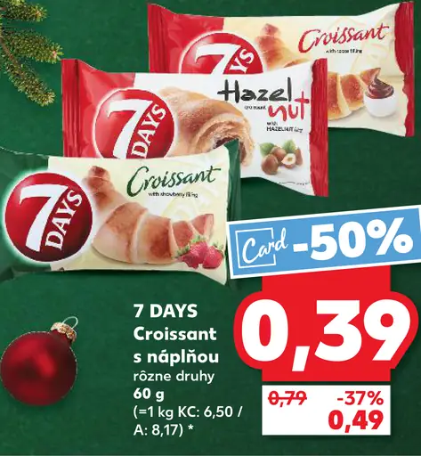 Croissant s náplňou