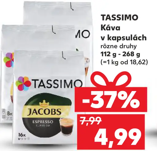 TASSIMO Káva v kapsulách