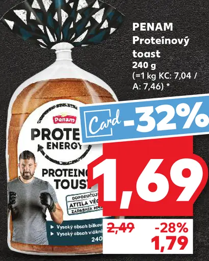 Proteínový toast