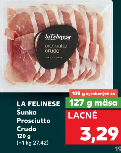 Šunka Prosciutto Crudo