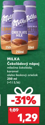 MILKA čokoládový nápoj