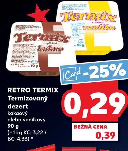 RETRO TERMIX vanilka