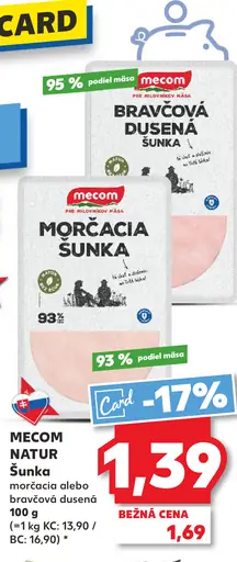 MECOM NATUR Šunka