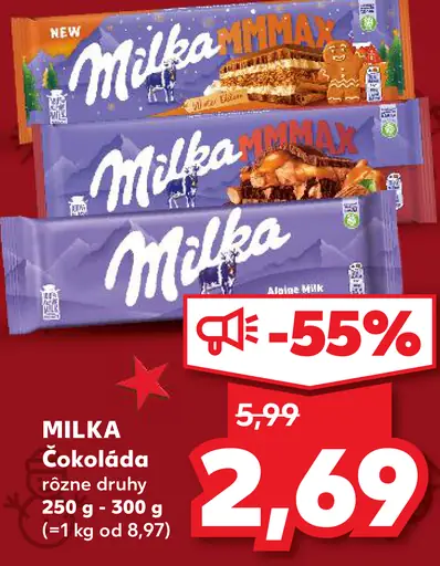 Milka čokoláda