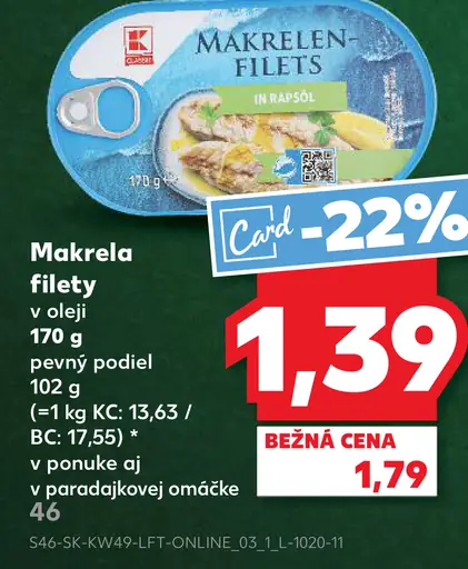 Makrela filety