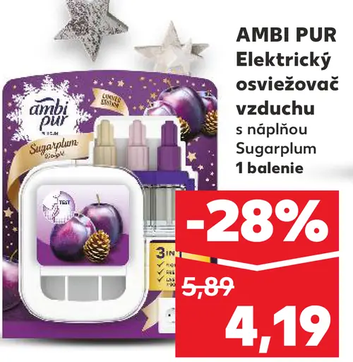 AMBI PUR Elektrický osviežovač vzduchu s náplňou Sugarplum