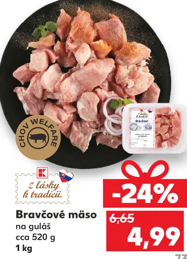 Bravčové mäso