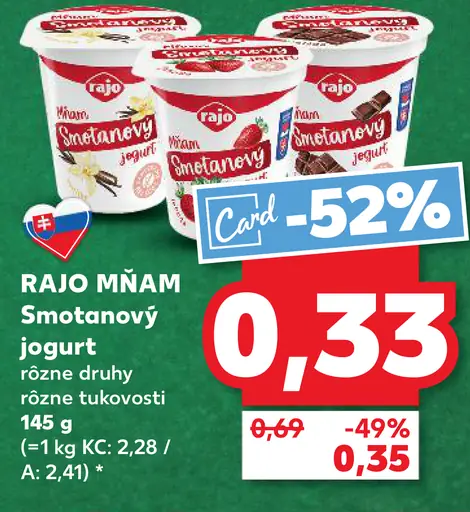 Smotanový jogurt