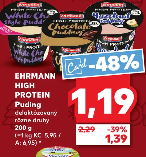 EHRMANN HIGH PROTEIN Puding White Chocolate