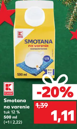 Smotana na varenie