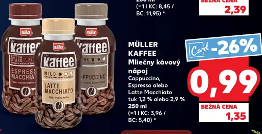 MÜLLER KAFFEE Mliečny kávový nápoj