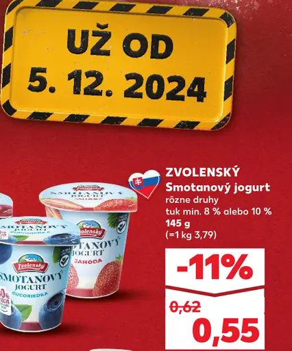 Zvolenský smotanový jogurt