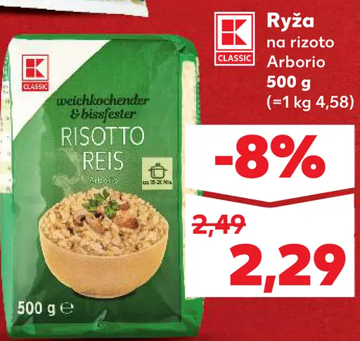 Ryža na rizoto Arborio