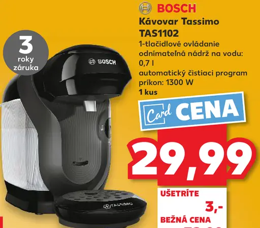 Kávovar Tassimo