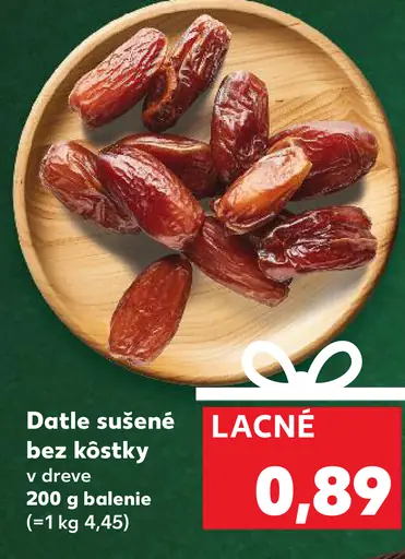 Datle sušené bez kôstky