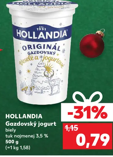 HOLLANDIA GAZDOVSKÝ JOGURT