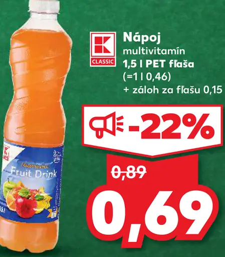 Nápoj multivitamín