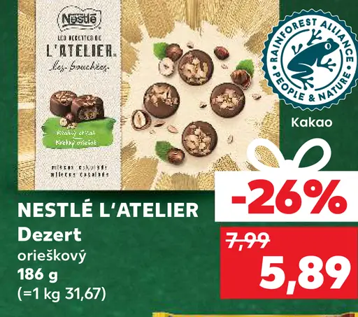 NESTLÉ L’ATELIER Dezert orieškový