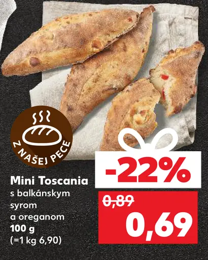 Mini Toscana s balkánskym syrom a oreganom