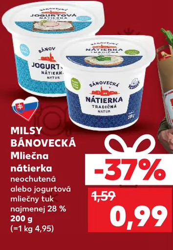 Milé Bányovecká Mliečna nátierka