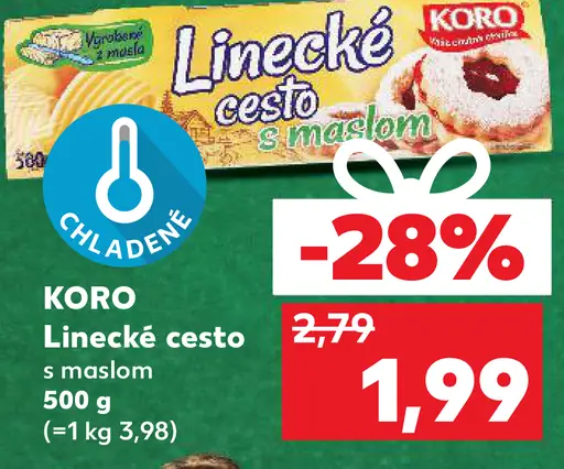 Linecké cesto s maslom