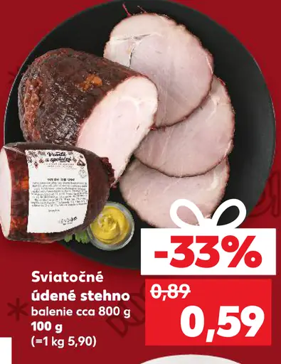 Sviatočné údené stehno