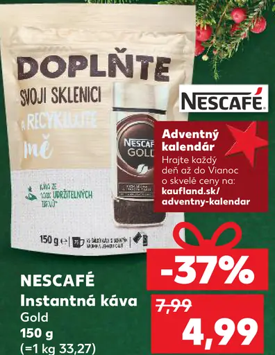 Nescafé instantná káva