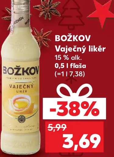 BOŽKOV Vaječný likér