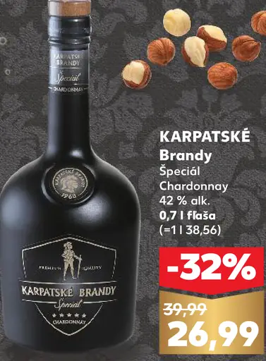 KARPATSKÉ Brandy Špeciál Chardonnay