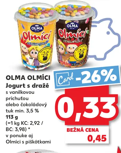 OLMIC Jogurt s dražé