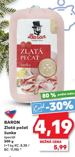 Zlatá pečať šunka