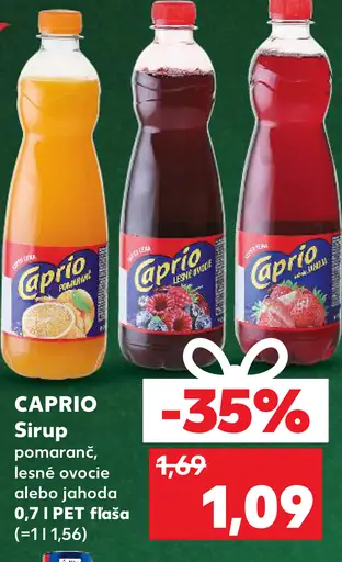 CAPRIO Sirup jahoda