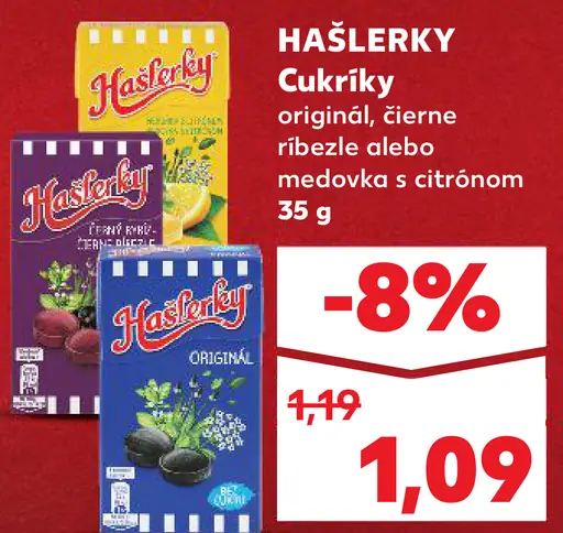 Hašlerky Cukríky