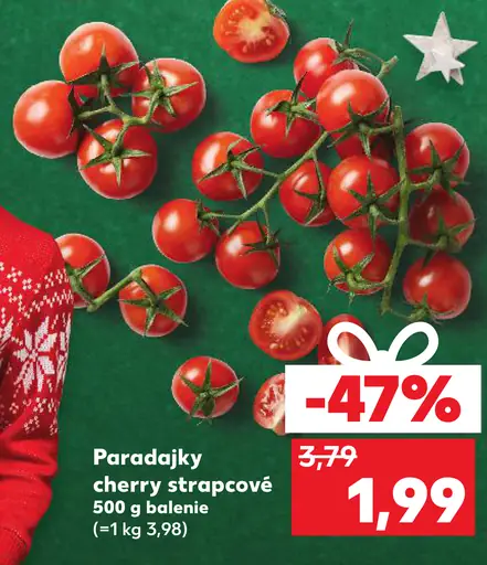 Paradajky cherry strapcové