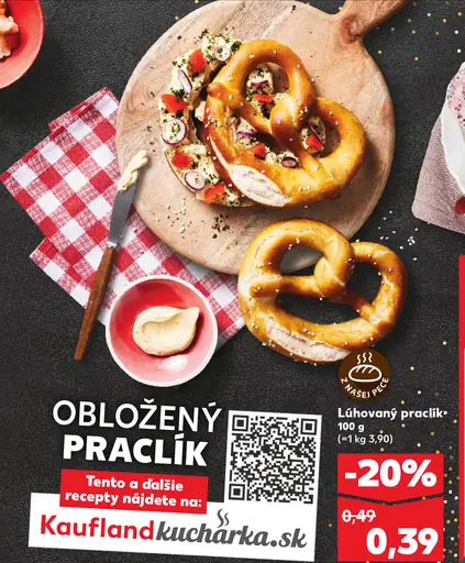 Obložený praclík