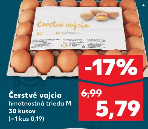 Čerstvé vajcia